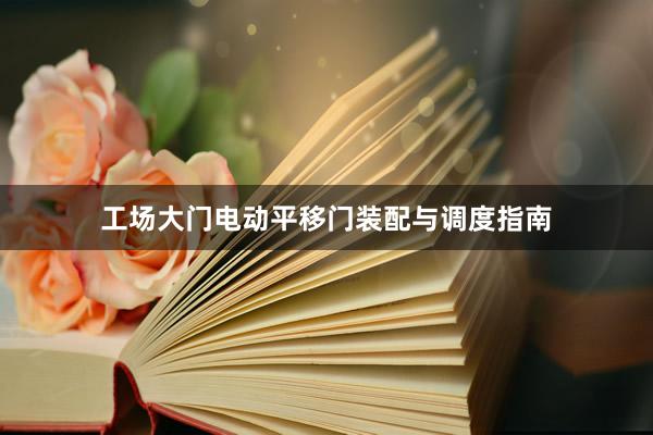 工场大门电动平移门装配与调度指南